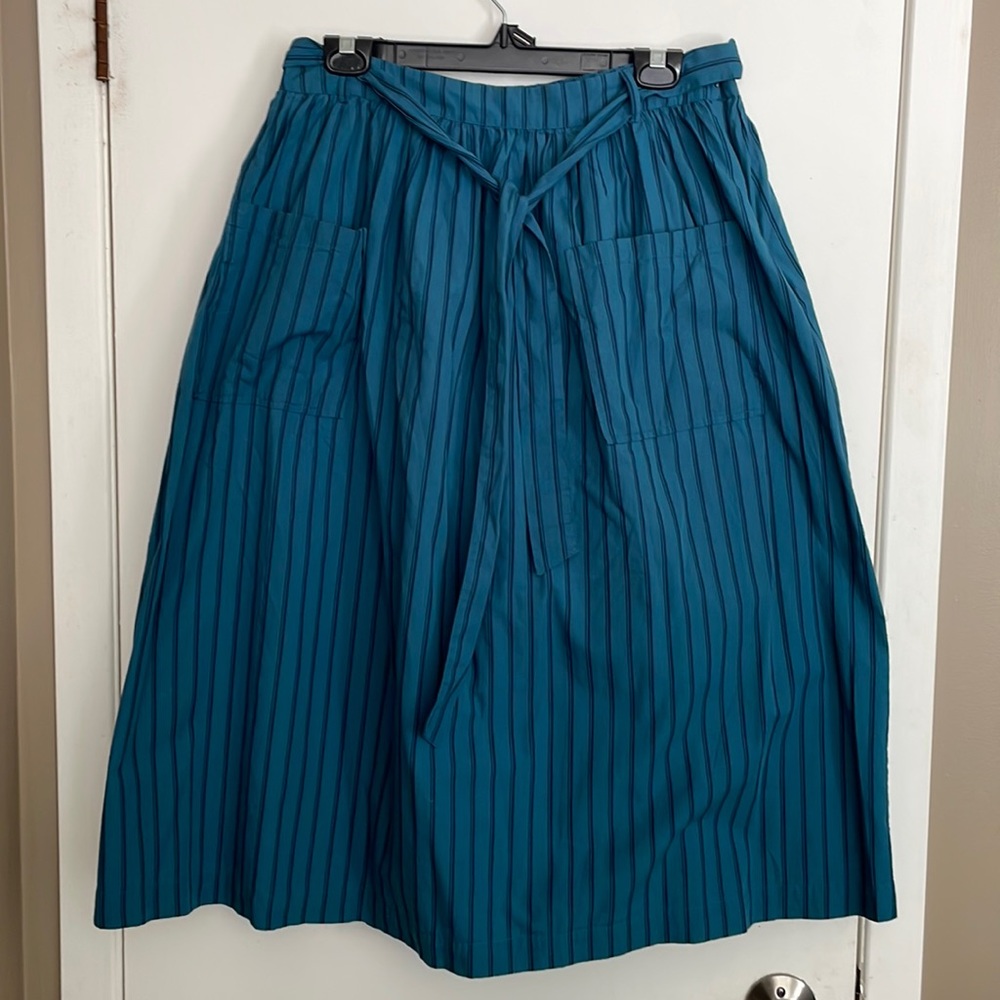 Seasalt Cornwall Artist Skirt Pockets with Tie Size 14